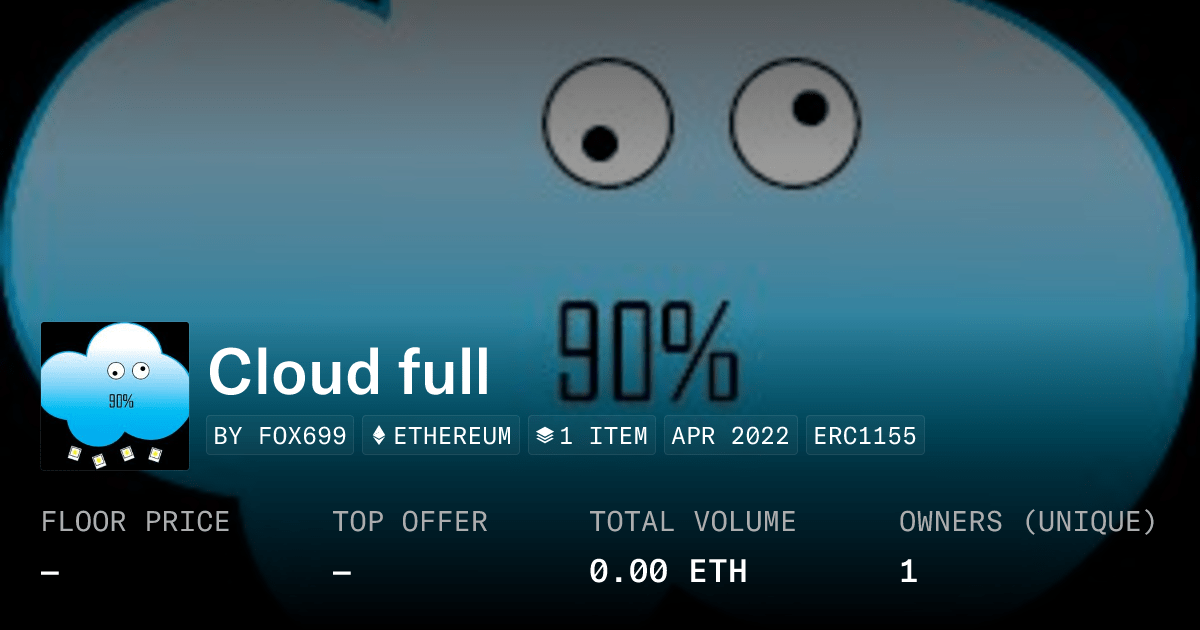 Cloud Full Collection Opensea