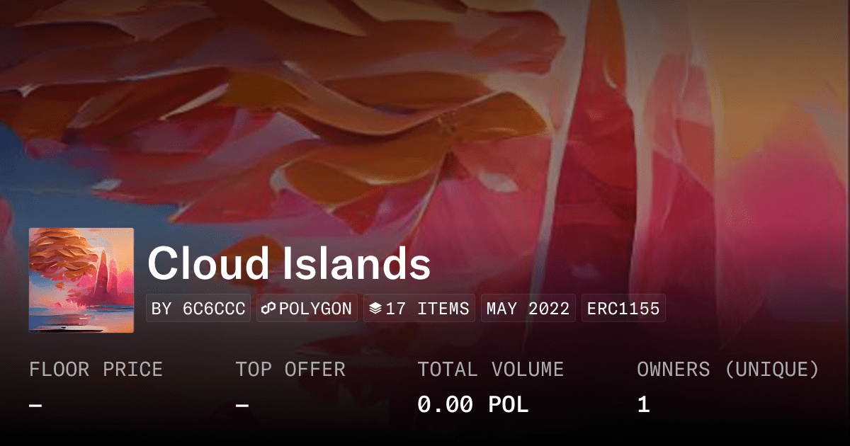 Cloud Islands Collection Opensea