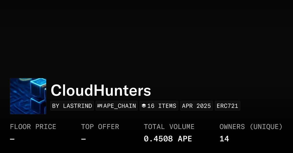 Cloudhunters Collection Opensea