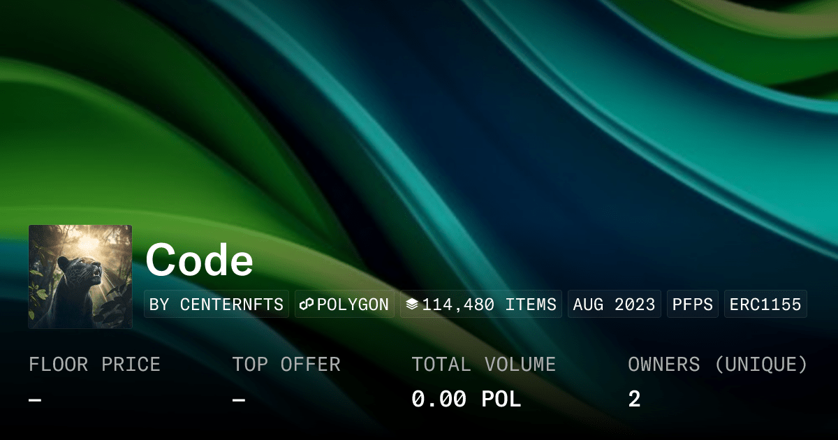 Code Collection Opensea