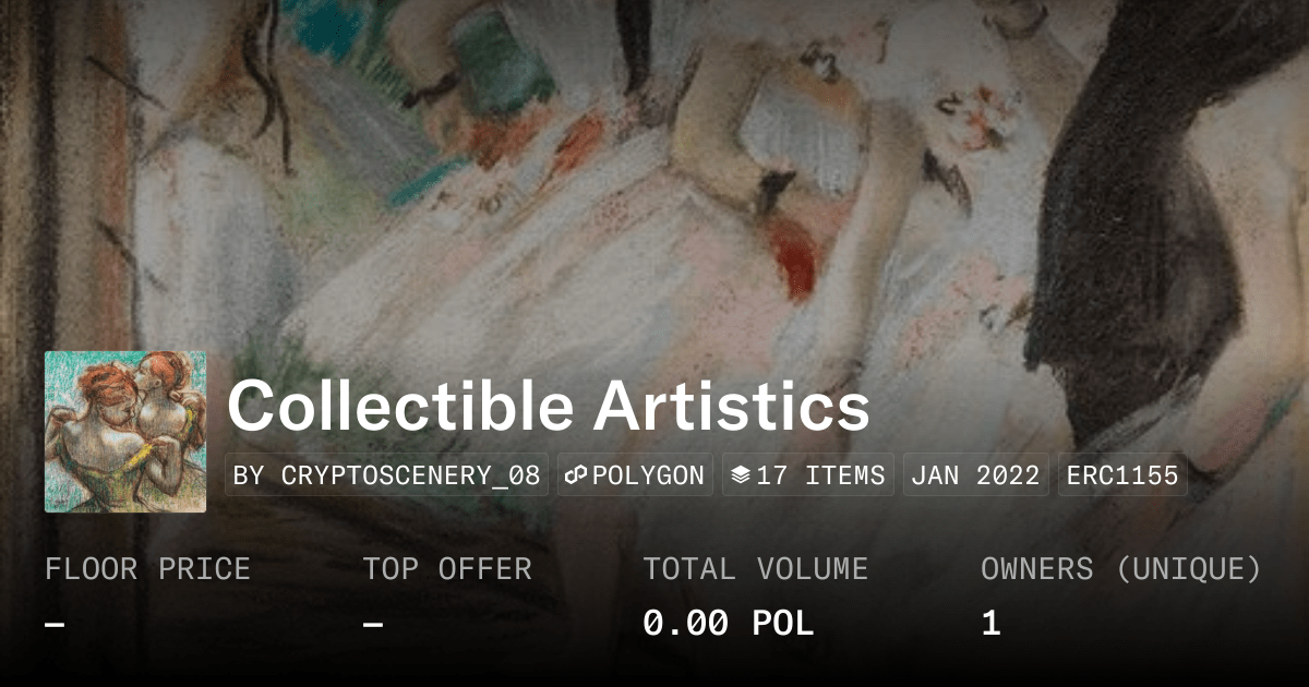 Collectible Artistics Collection Opensea