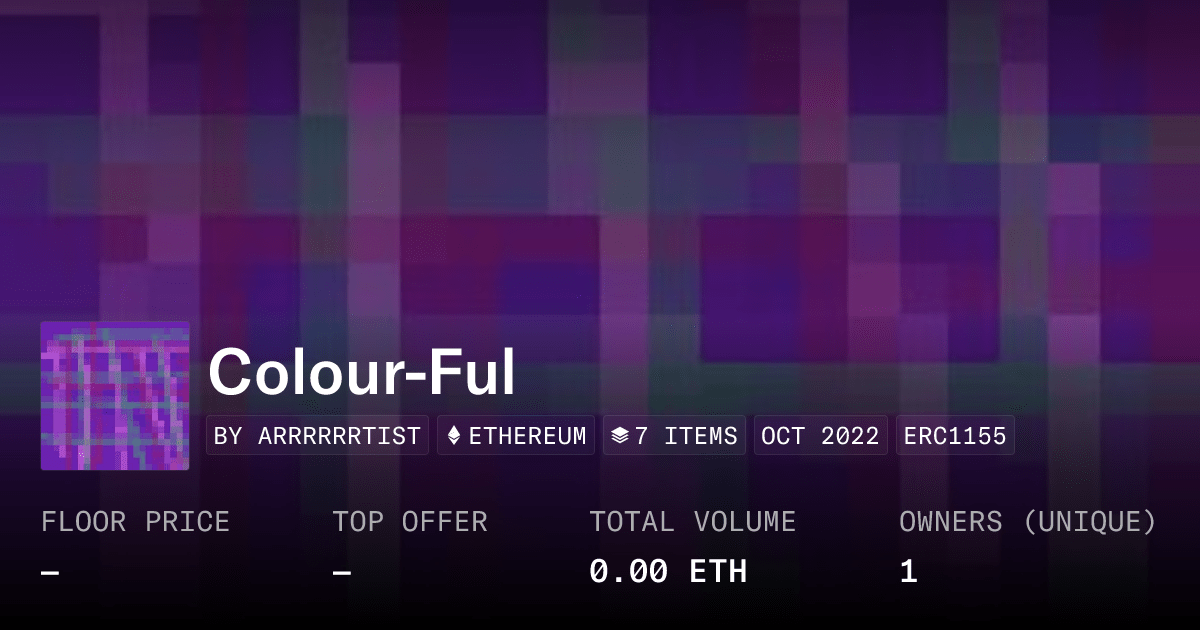 Colour Ful Collection Opensea