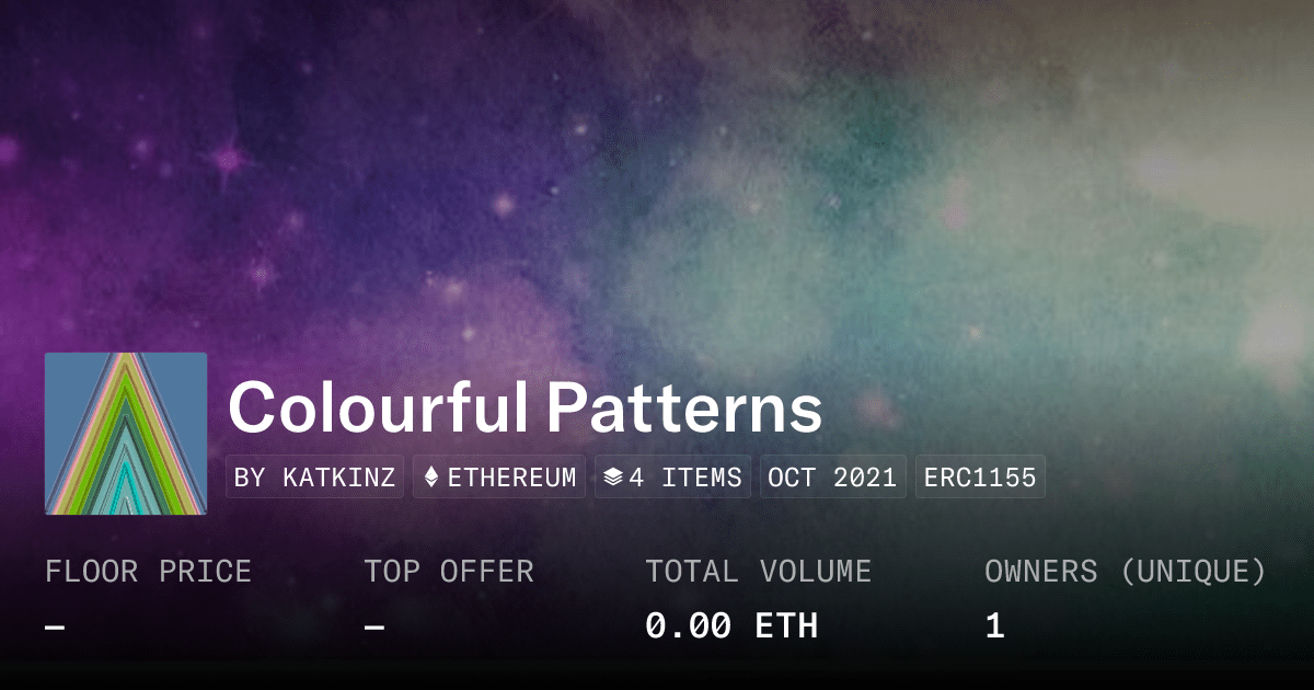 Colourful Patterns Collection Opensea