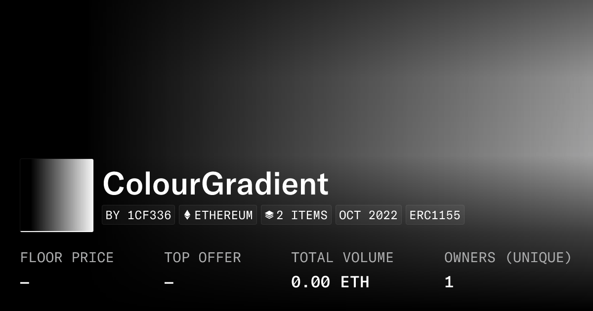 Colourgradient Collection Opensea