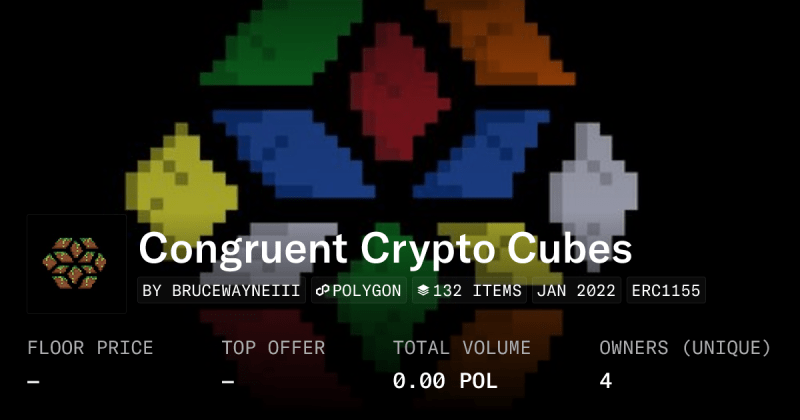 Congruent Crypto Cubes Collection Opensea - Desktop Minimal Illustrations for Desktop