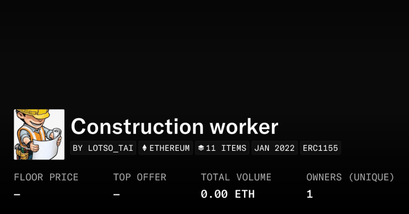 Construction Workers Collection Opensea - City Backgrounds - Perfect HD Collection