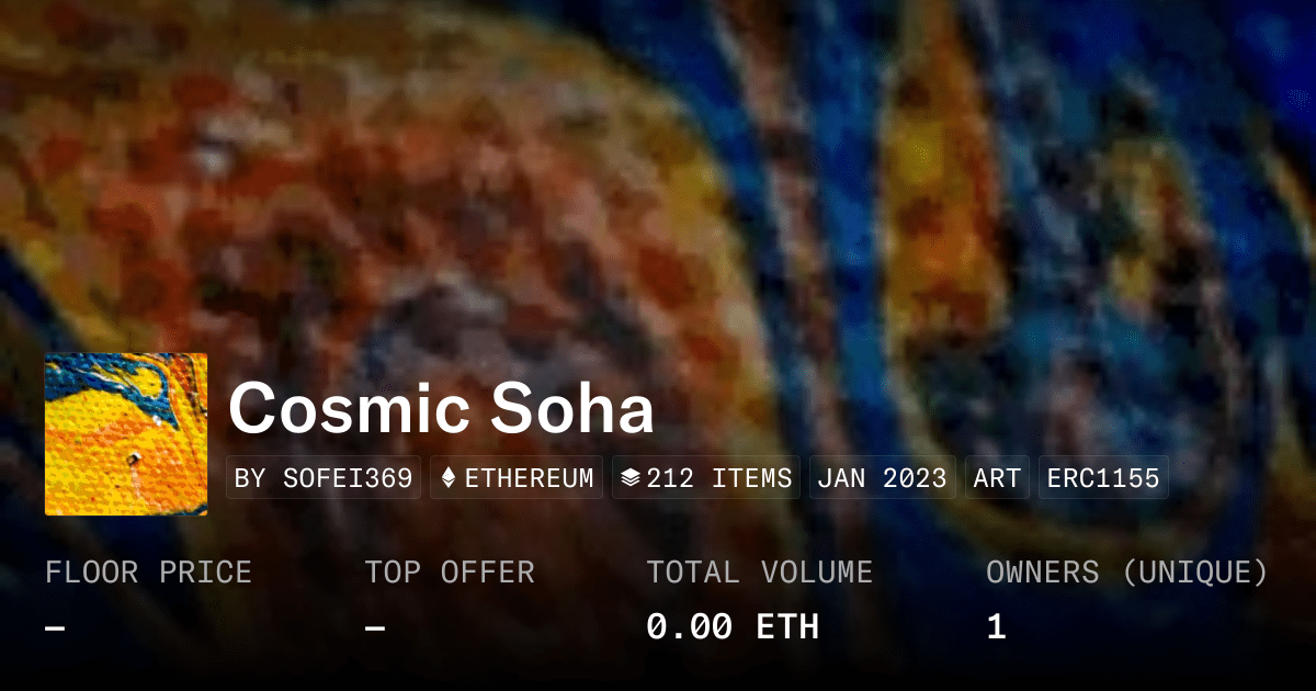 Cosmic Soha Collection Opensea