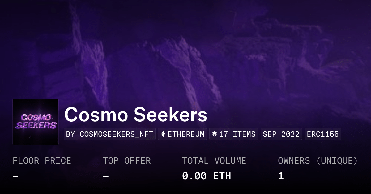 Cosmo Seekers Collection Opensea
