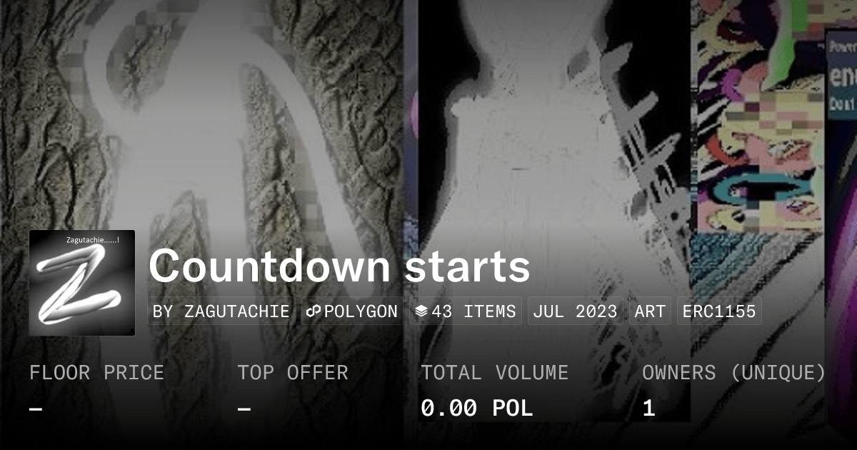 Countdown Starts Collection Opensea