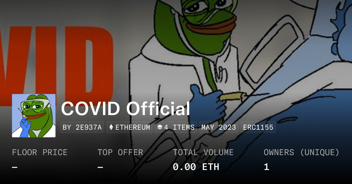 Covid Official Collection Opensea