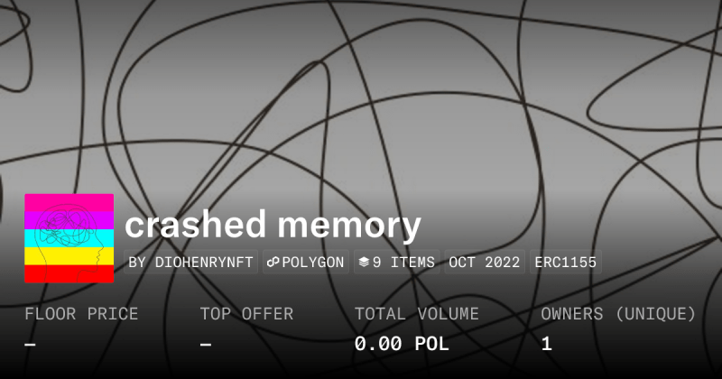 Ripped Memory Collection Opensea - Premium Light Illustration Gallery - High Resolution