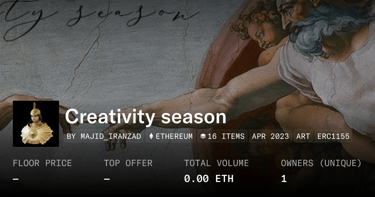 Creativity Season Collection Opensea