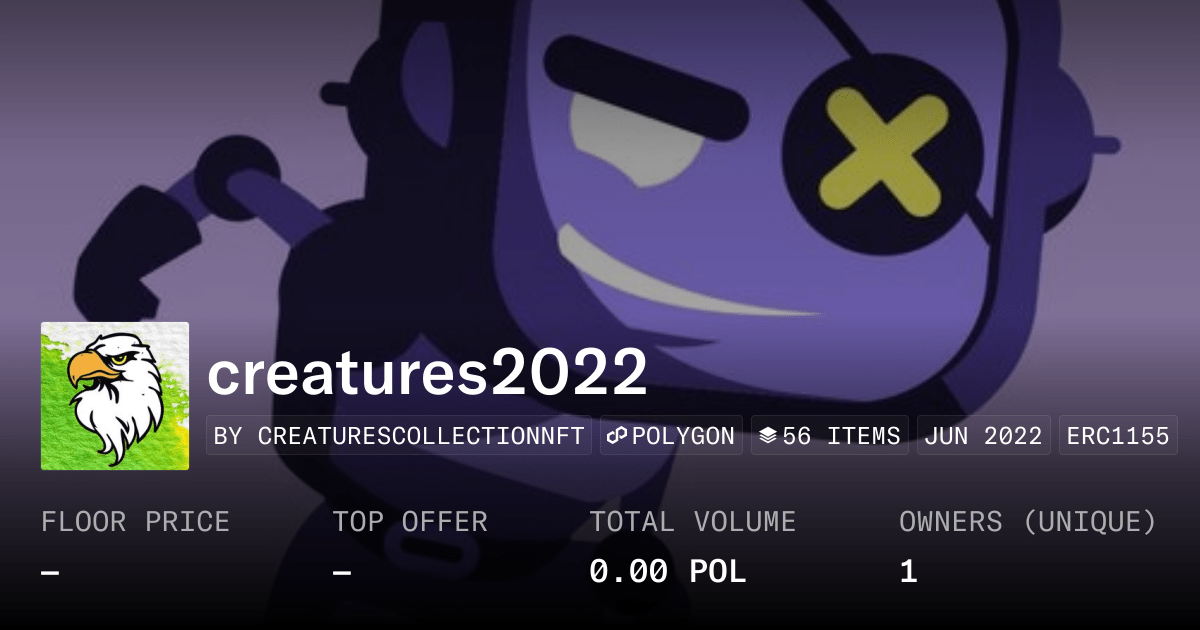 Creatures2022 Collection Opensea