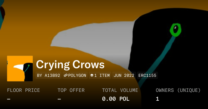 Crying Crows Collection Opensea - Perfect High Resolution Nature Arts | Free Download