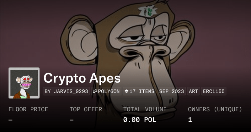 Crypto Apes Creative Collection Opensea - Premium Landscape Image Gallery - HD