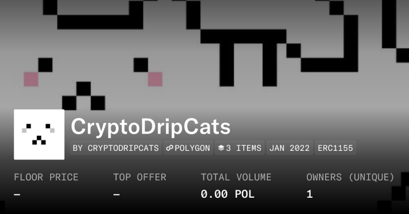 Cat Drip Collection Opensea - Nature Picture Collection - HD Quality