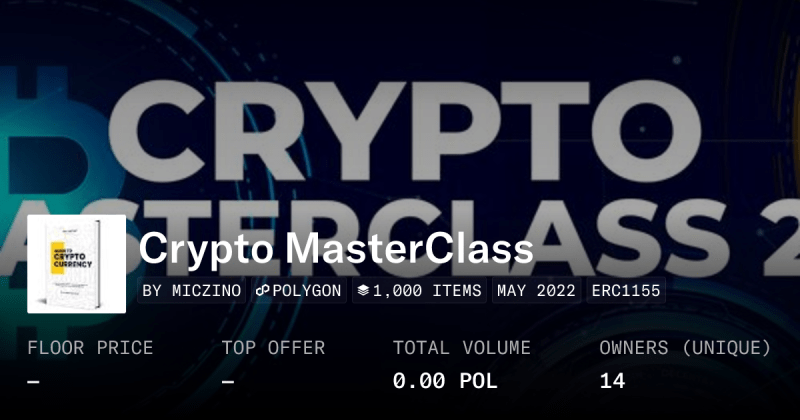 Crypto Masterclass Collection Opensea - Light Wallpapers - Premium Full HD Collection