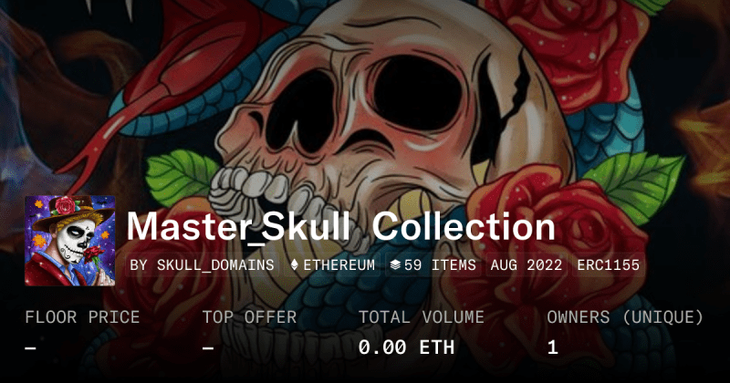 Skull Master Drop Collection Opensea - Download Gorgeous Colorful Pattern | 4K