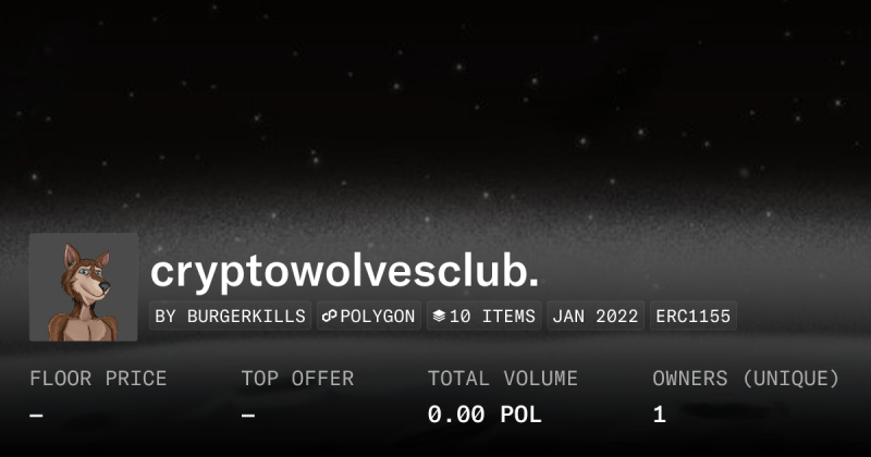 Crypto Wolves Collection Opensea - Best Abstract Photos in Desktop