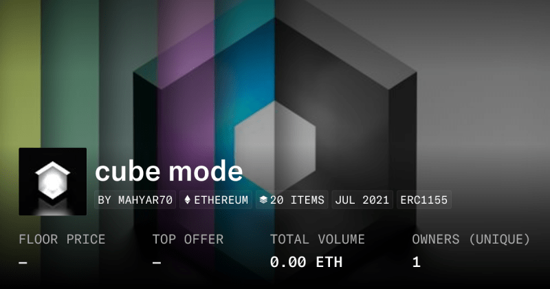 Cube Mode Collection Opensea - Beautiful High Resolution Dark Arts | Free Download