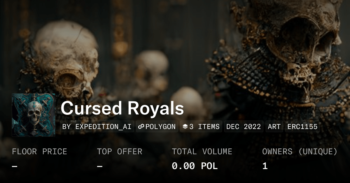 Cursed Royals Collection Opensea
