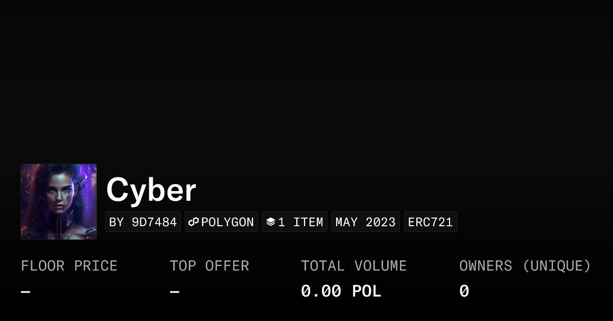 Cyber Collection Opensea