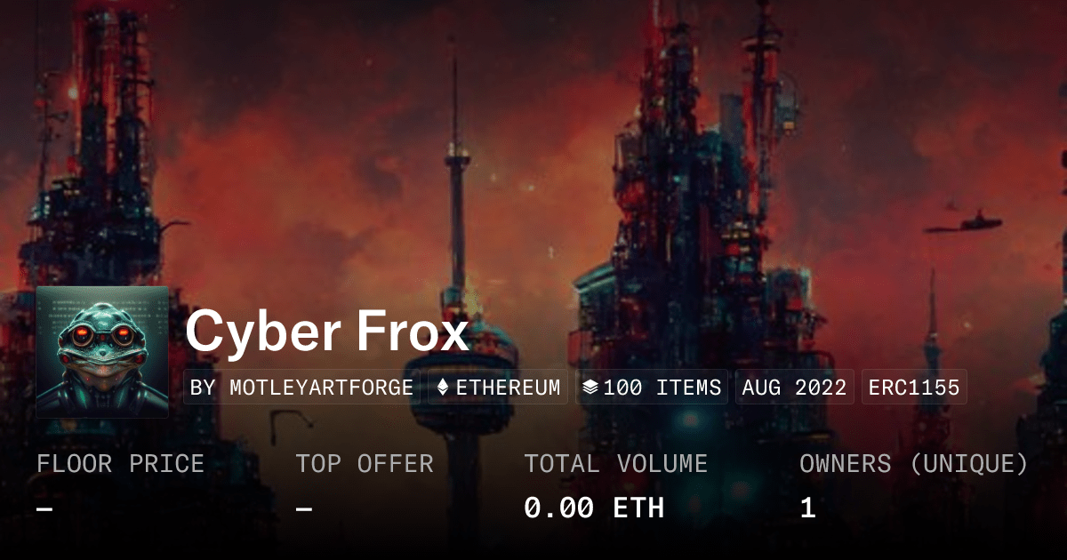 Cyber Frox Collection Opensea