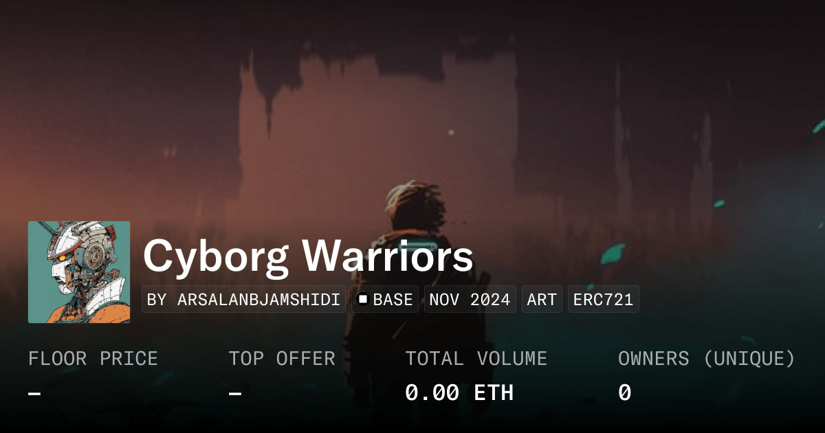 Cyborg Warriors Collection Opensea