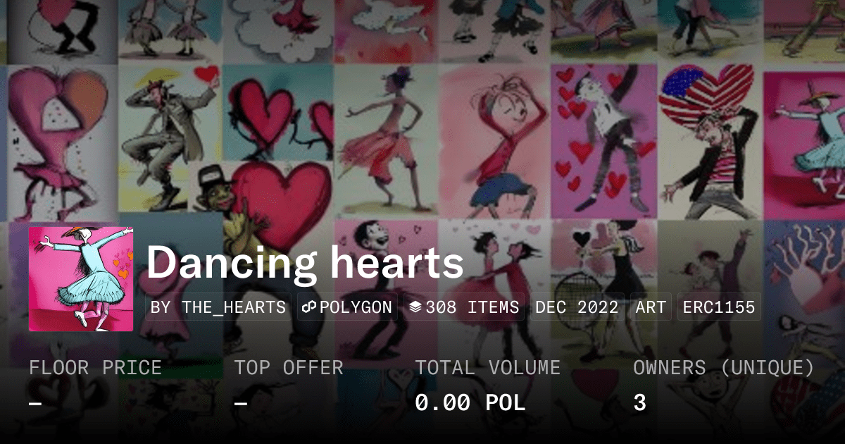 Dancing Hearts Collection Opensea