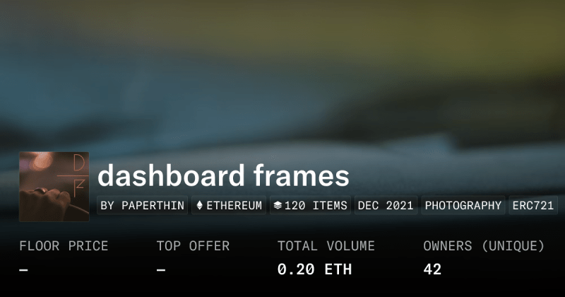 Dashboard Frames Destinations Collection Opensea - Full HD Nature Pictures for Desktop