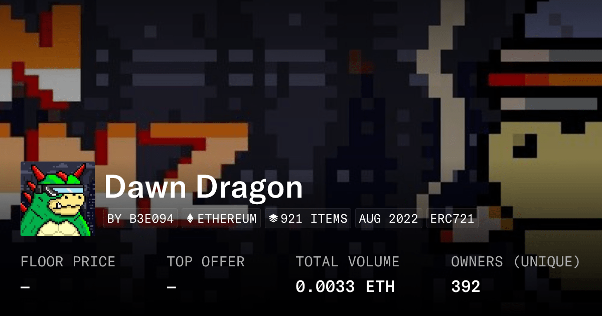 Dawn Dragon Collection Opensea