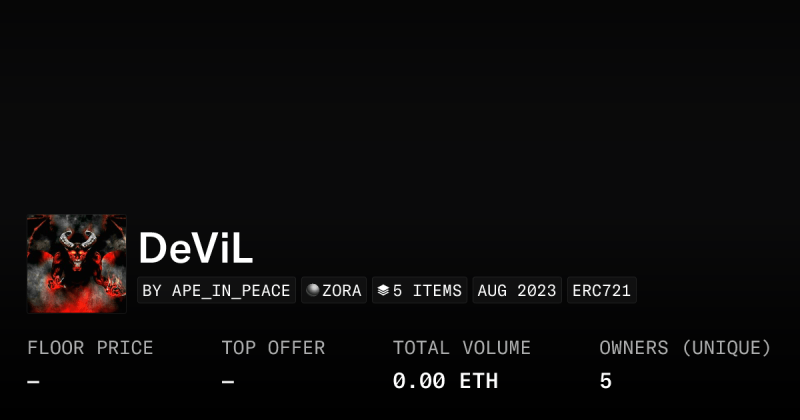 Offering Devil Collection Opensea - Nature Patterns - Stunning Desktop Collection