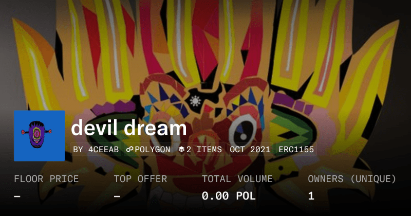 Devil Life Collection Opensea - Best Colorful Designs in High Resolution