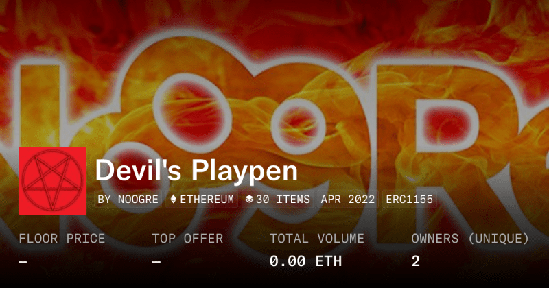 Devils Play Collection Opensea - Premium Dark Pattern Gallery - High Resolution