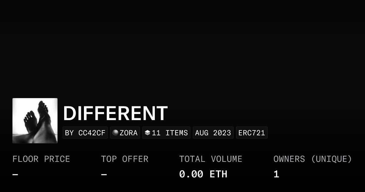 Different Collection Opensea