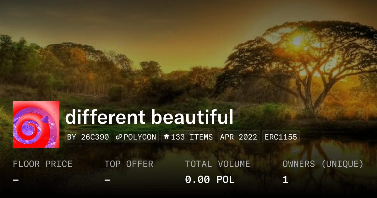 Different Beautiful Collection Opensea