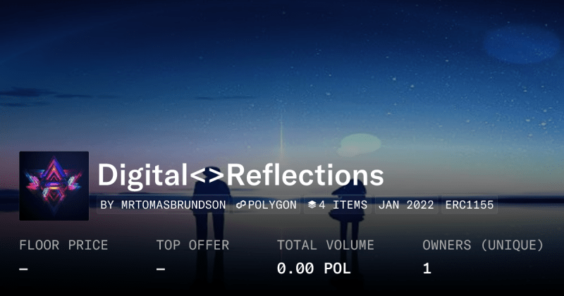 Digital Reflections Collection Opensea - Download Creative Sunset Wallpaper | Retina