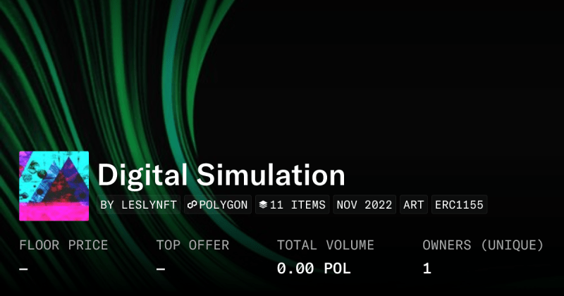 Simulation E Collection Opensea - Vintage Pictures - High Quality High Resolution Collection