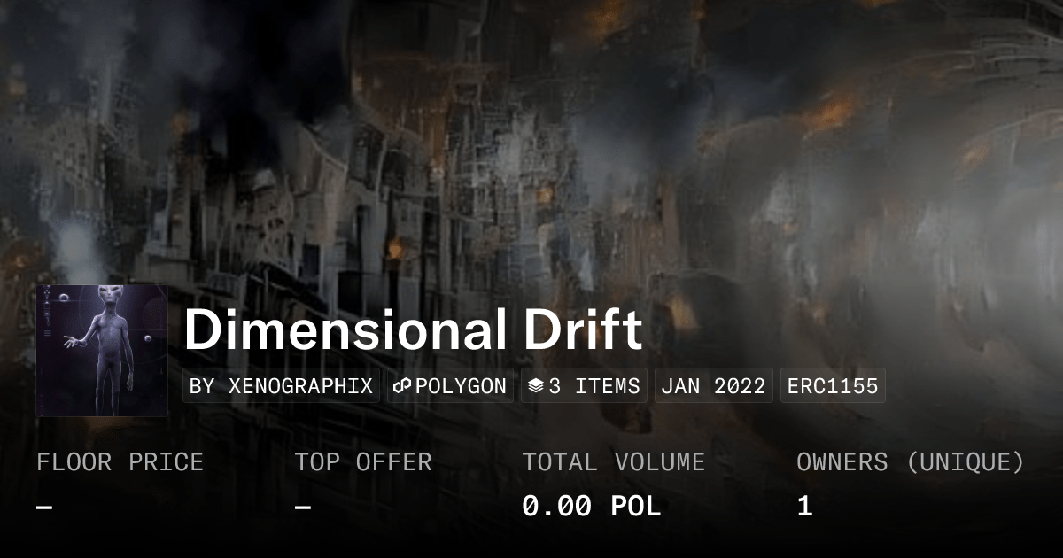 Dimensional Drift Collection Opensea