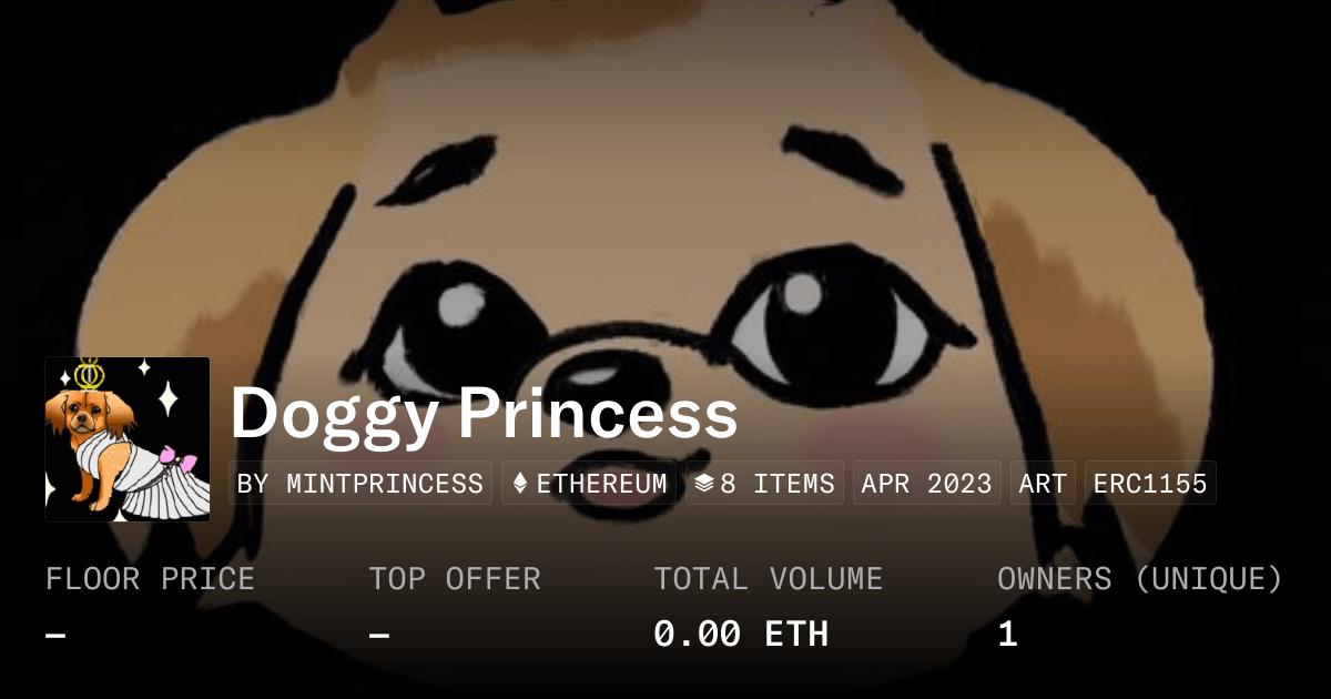 Doggy Princess Collection Opensea