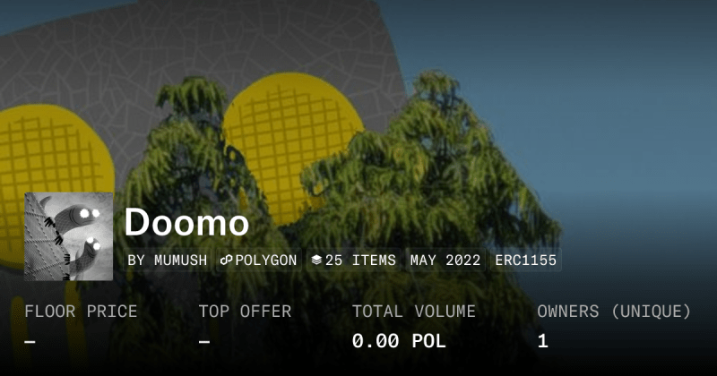 Doomo Collection Opensea - Artistic Mountain Background - Full HD