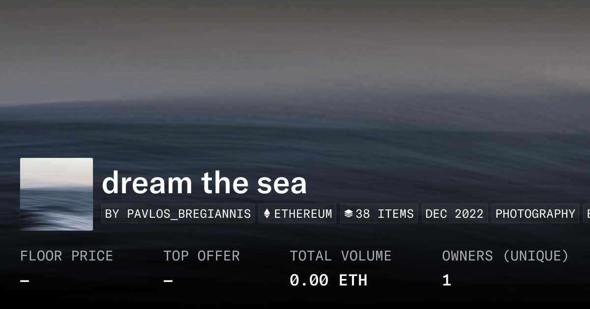 Dream The Sea Collection Opensea
