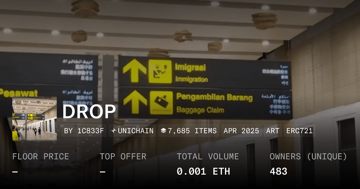 Drop Collection Opensea