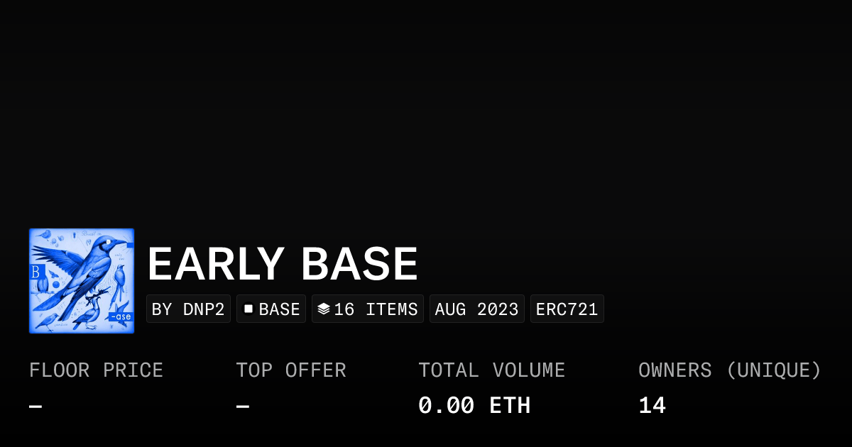 Early Base Collection Opensea