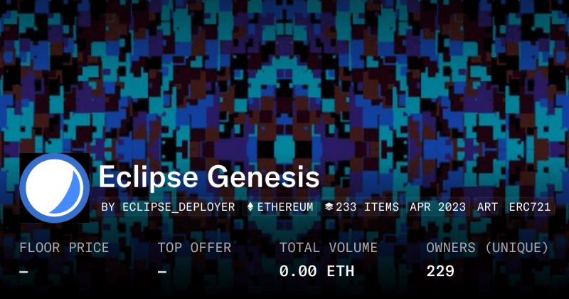 Eclipse Genesis Collection Opensea - Gradient Picture Collection - HD Quality
