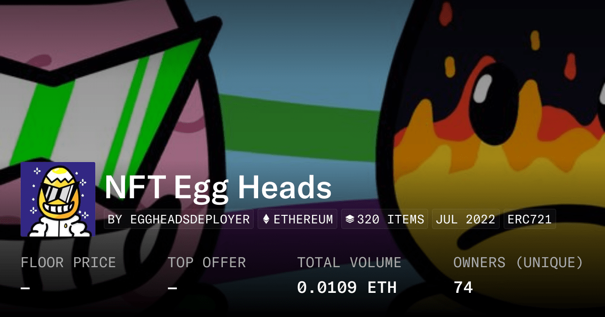 Nft Egg Heads Collection Opensea
