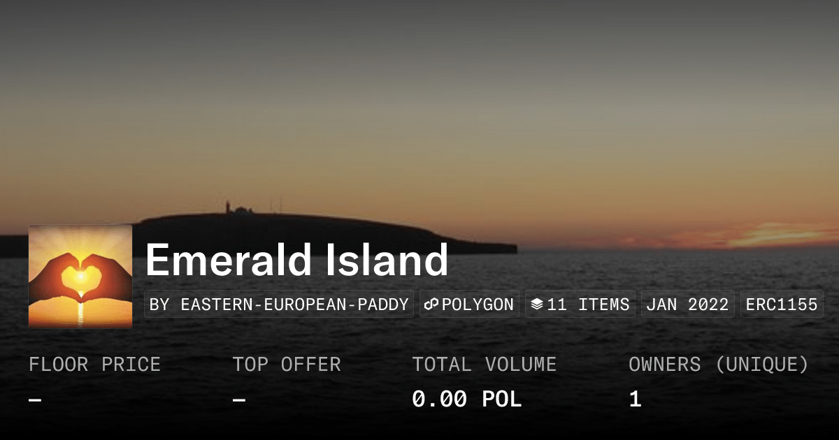 Emerald Island Collection Opensea
