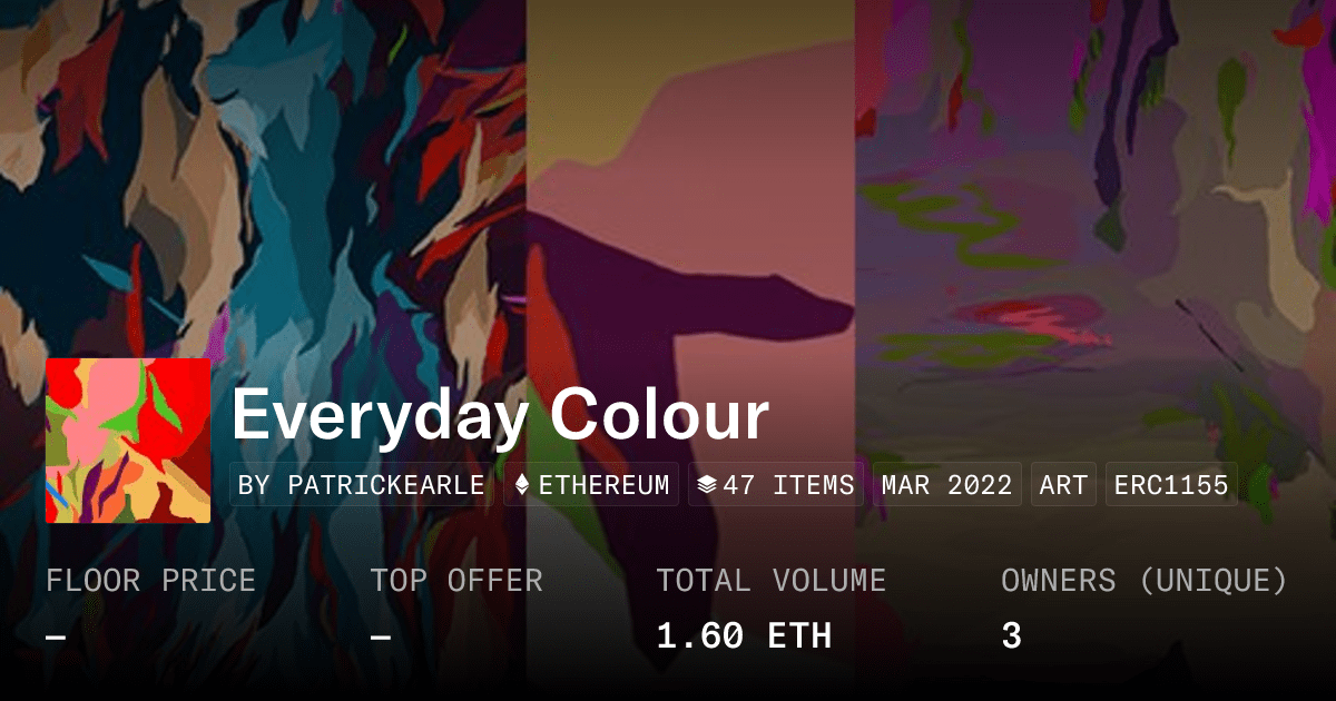 Everyday Colour Collection Opensea