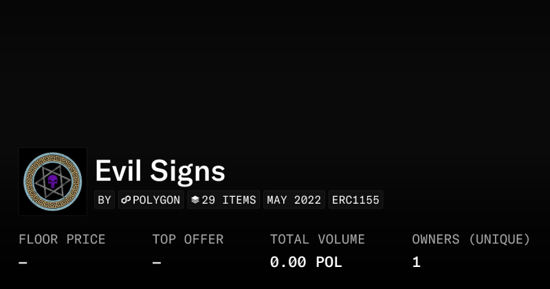 Evil Signs Collection Opensea - Beautiful Sunset Pattern - Mobile