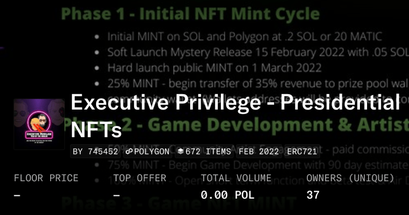 Executive Privilege Pack Collection Opensea - Modern Ultra HD Abstract Designs | Free Download